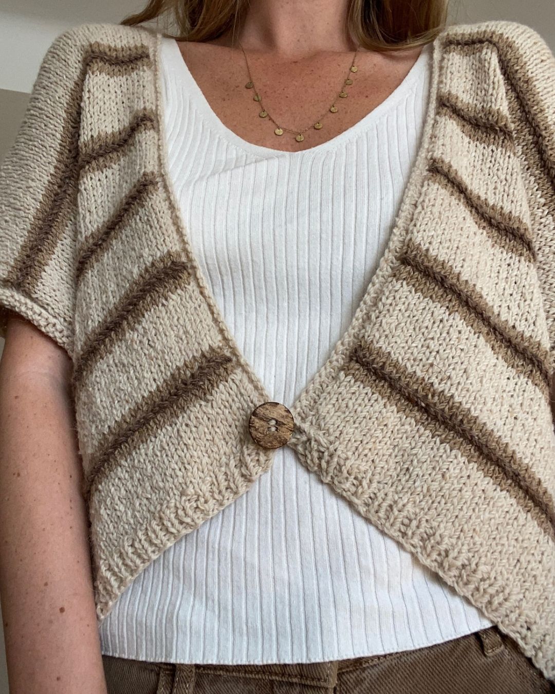 Boho Stripe Vest