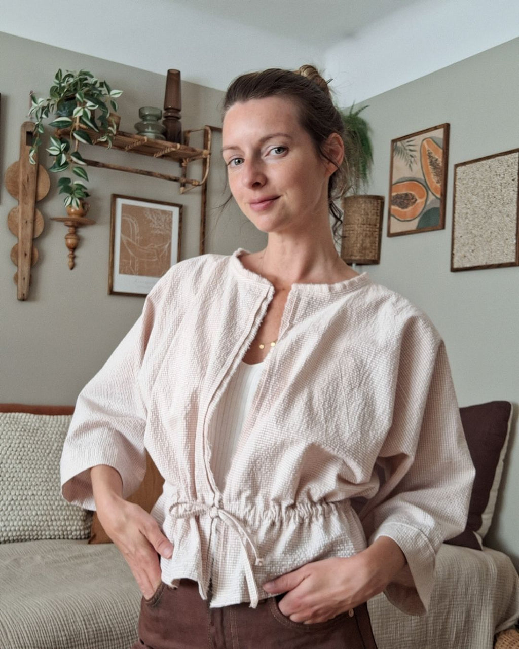 Malva Kimono Shirt Sewing Pattern