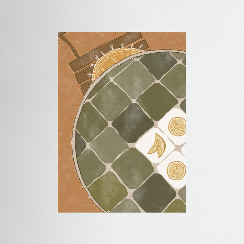 Lemon Tabletop Poster