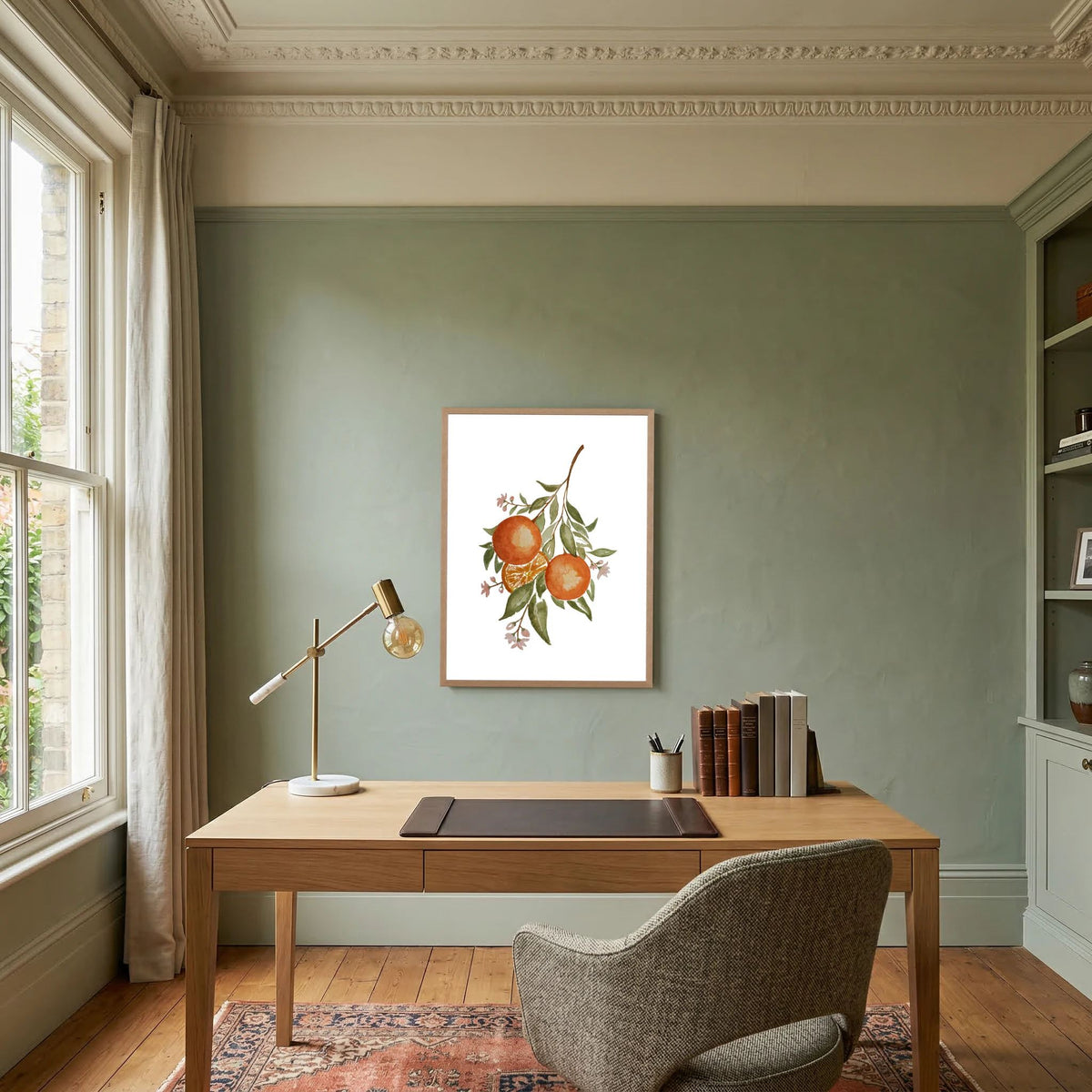 Orange Branch Poster