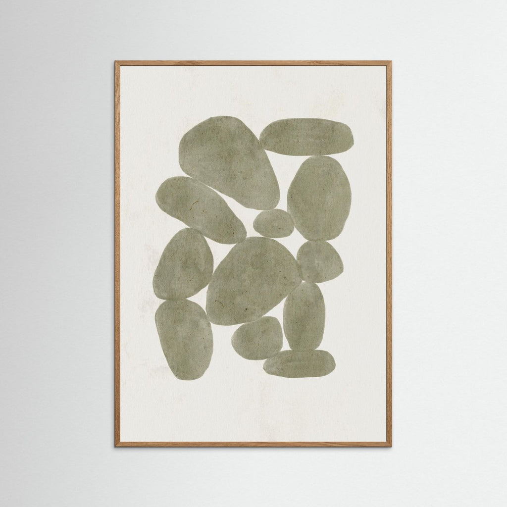 Stones Moss Poster