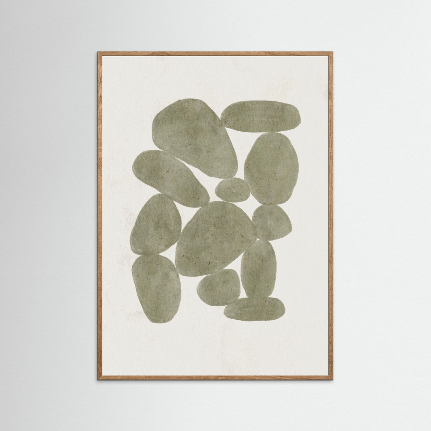 Stones Moss Poster