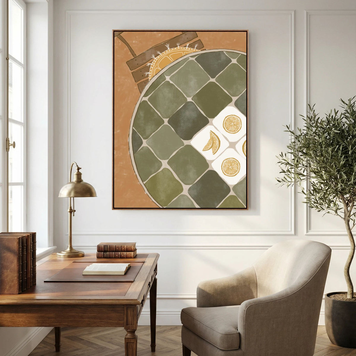Lemon Tabletop Canvas