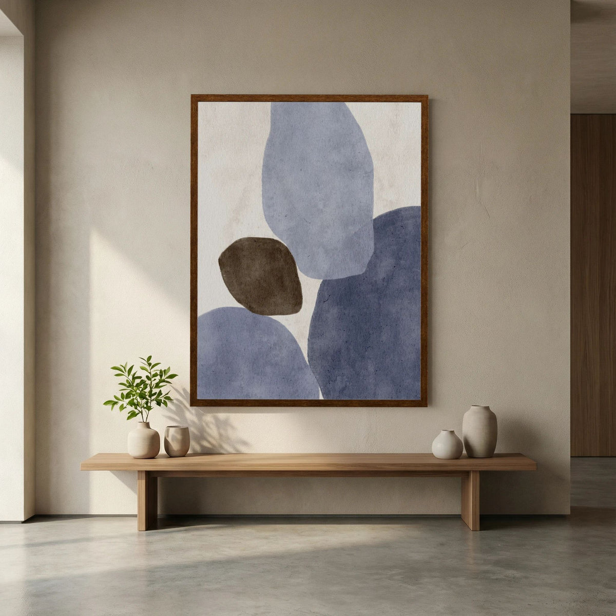 Balance Blue Poster