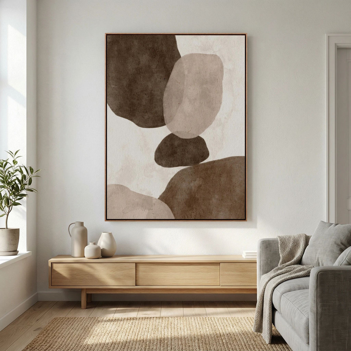 Balance Brown Canvas