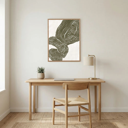 Abstract Olive Poster