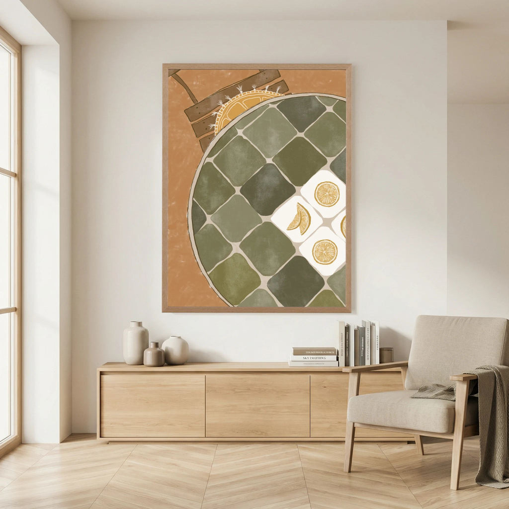 Lemon Tabletop Poster