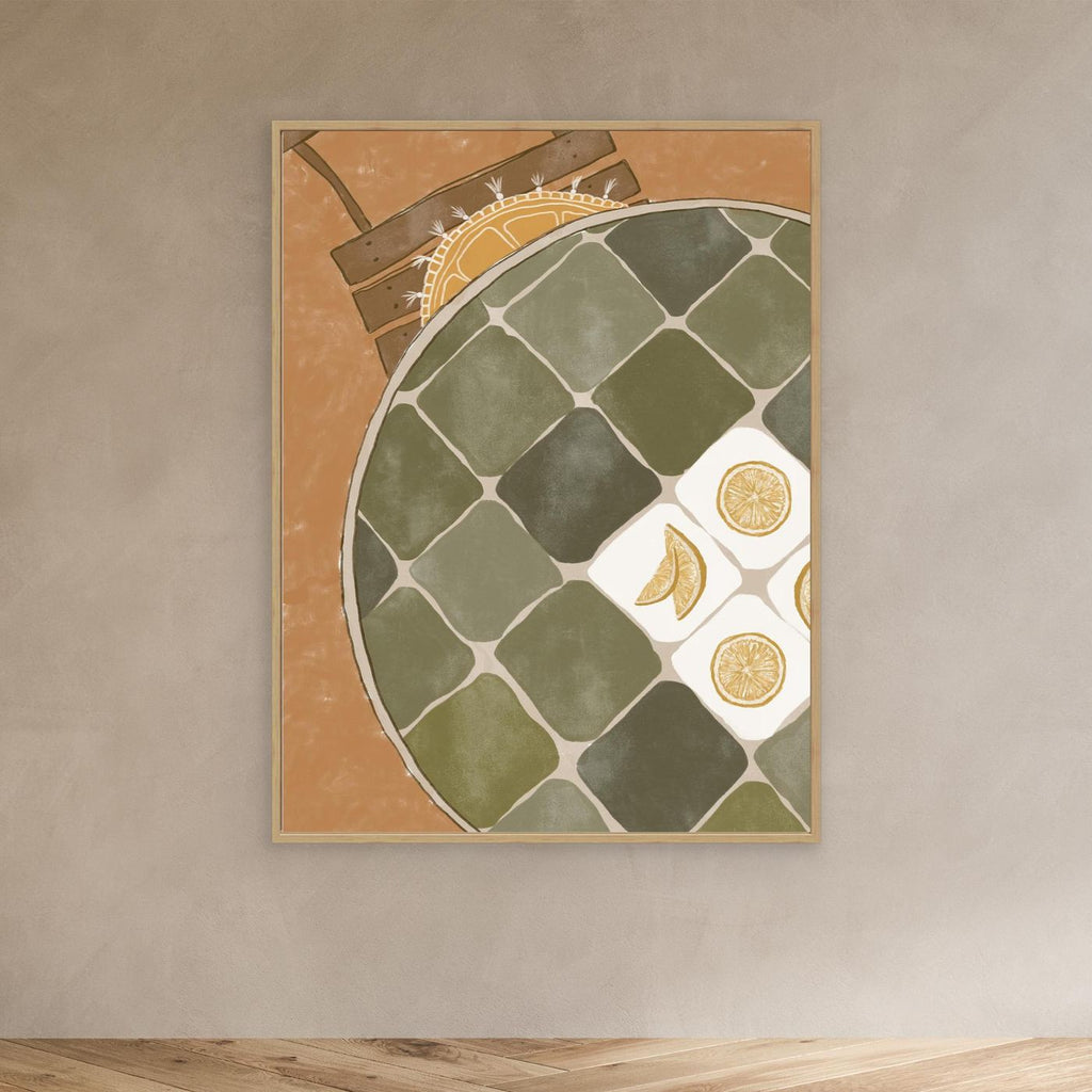 Lemon Tabletop Canvas