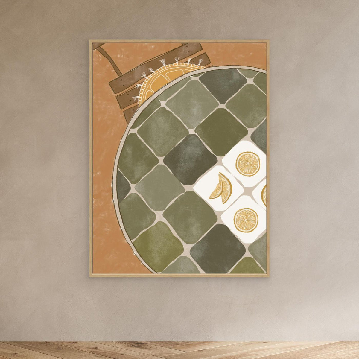 Lemon Tabletop Canvas