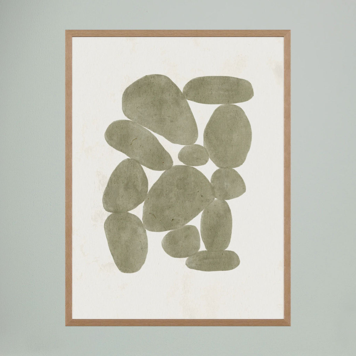 Stones Moss Poster