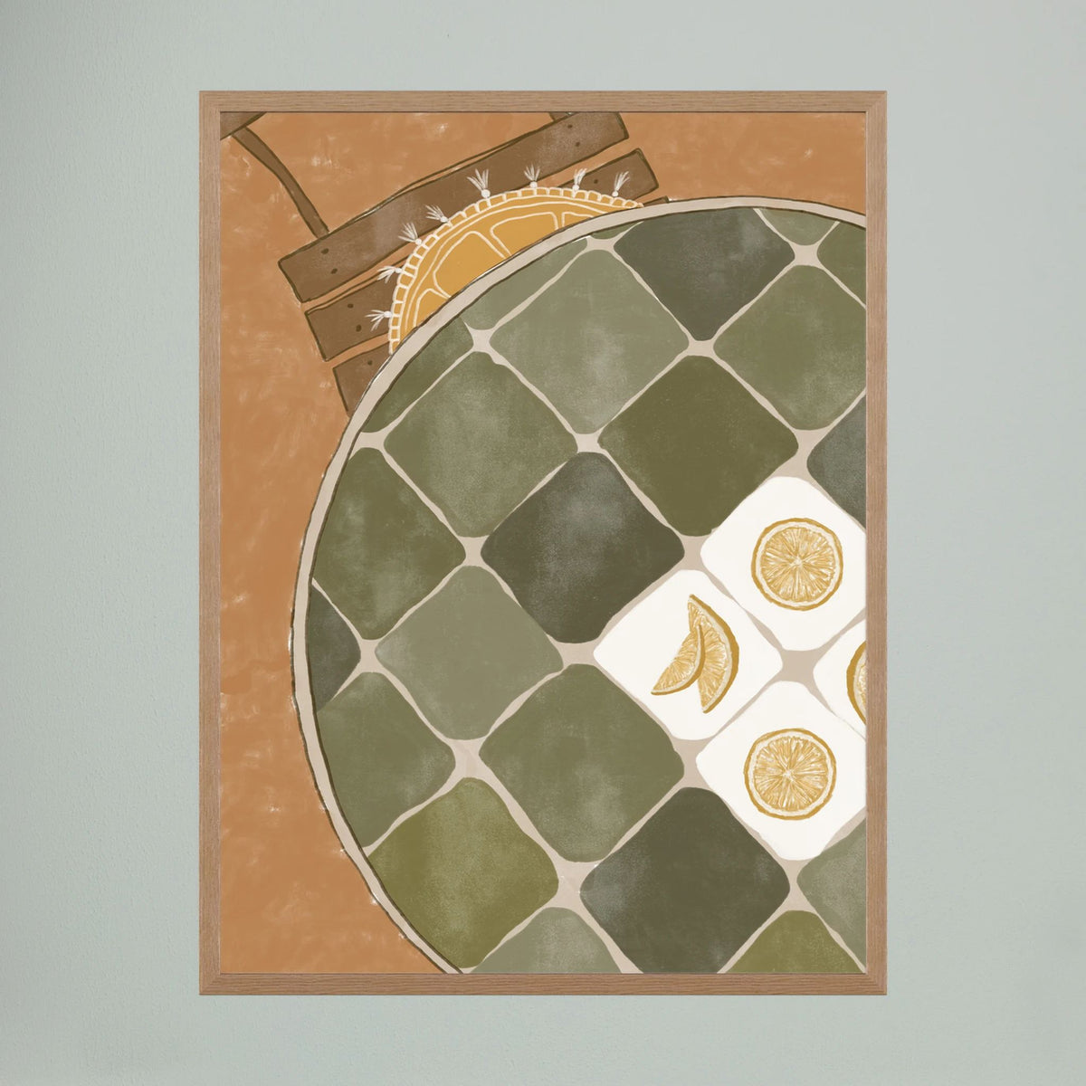 Lemon Tabletop Poster