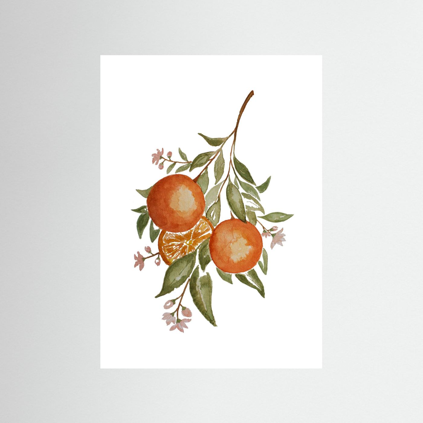 Orange Branch Poster