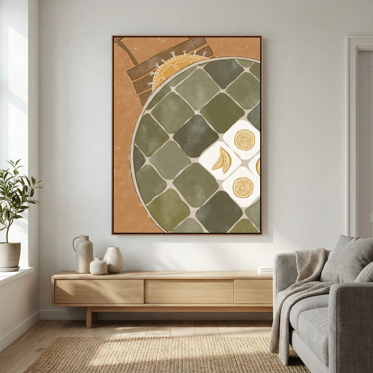 Lemon Tabletop Canvas