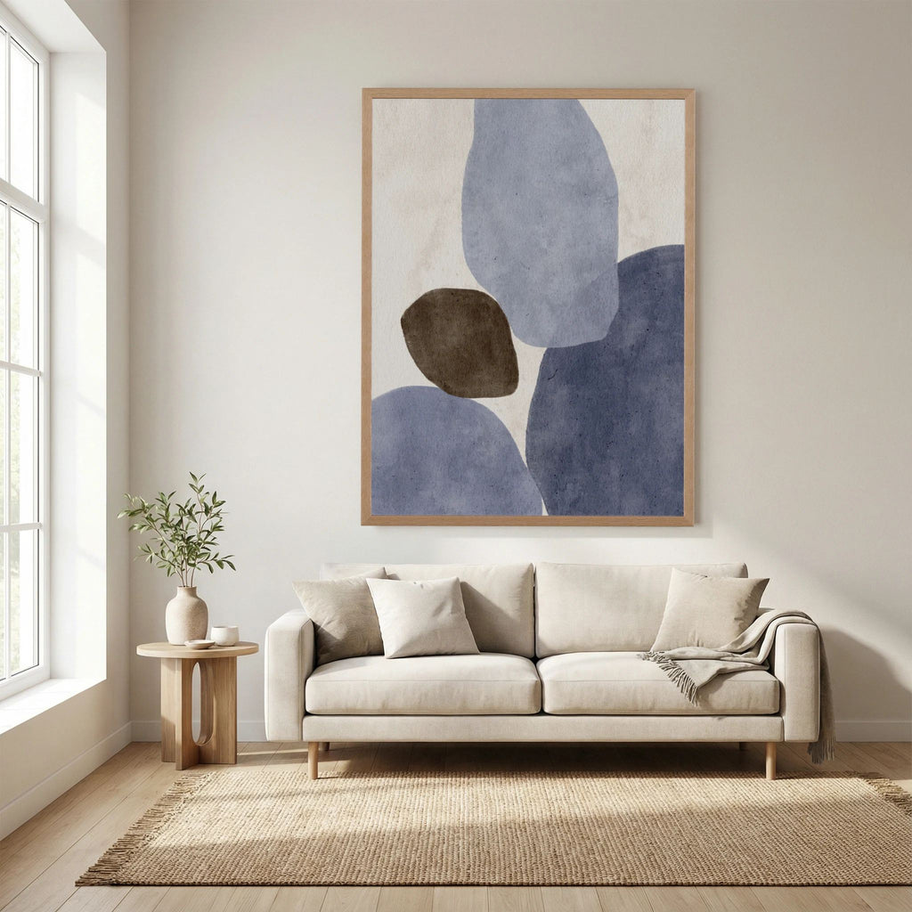 Balance Blue Poster
