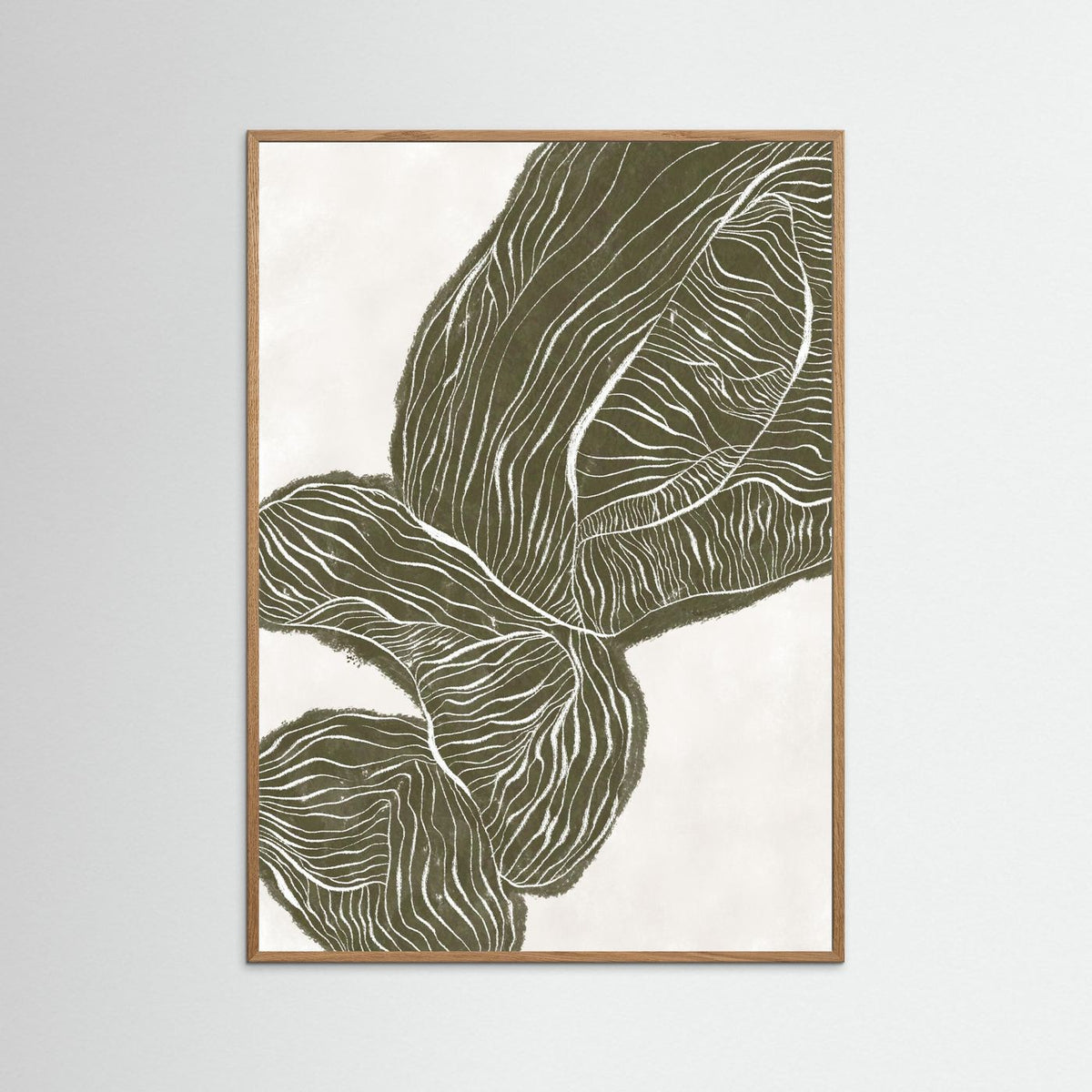 Abstract Olive Poster