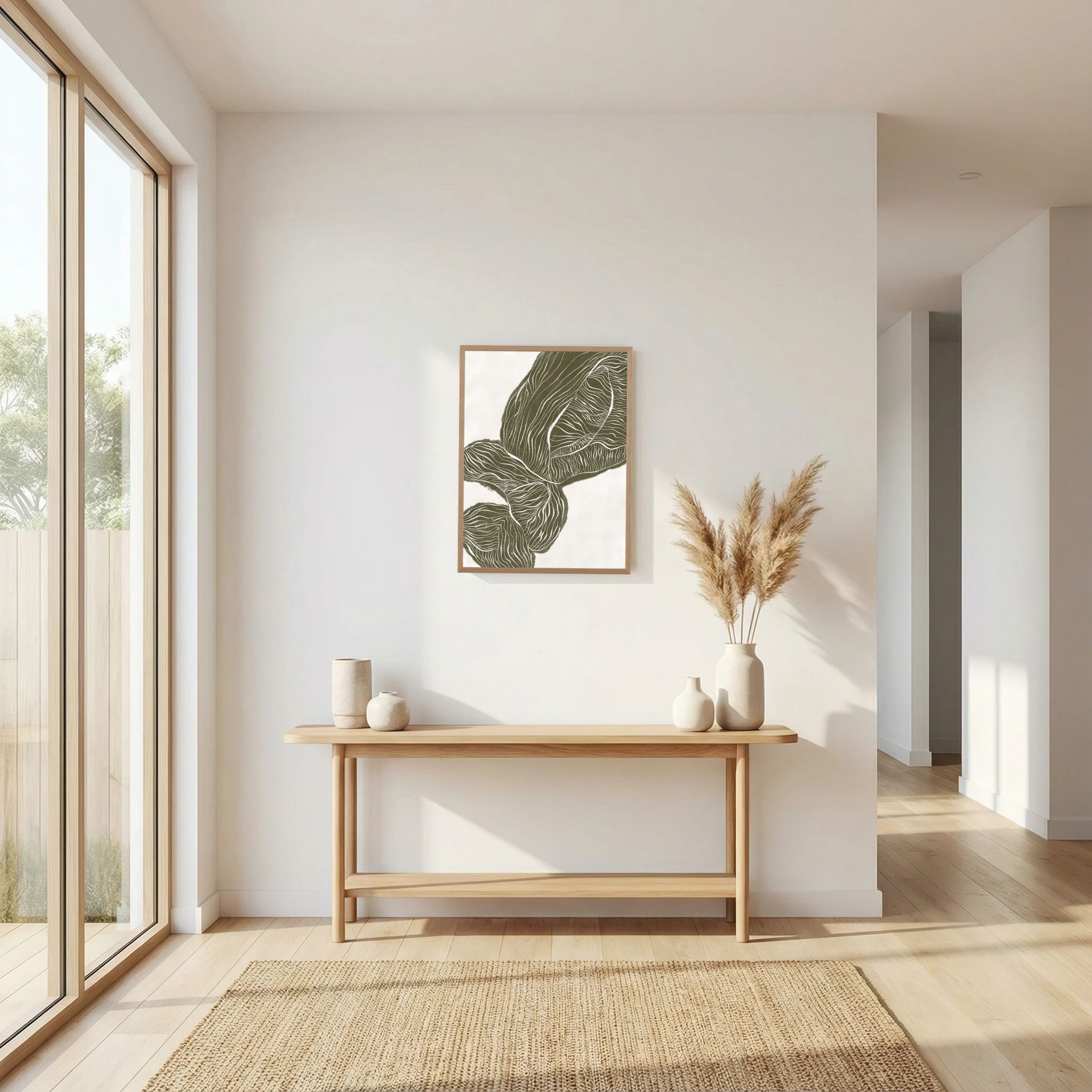 Abstract Olive Poster