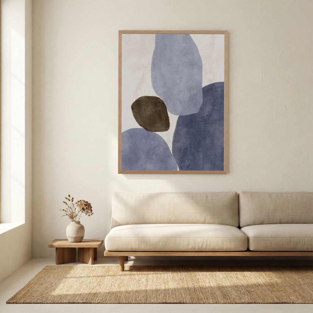 Balance Blue Poster
