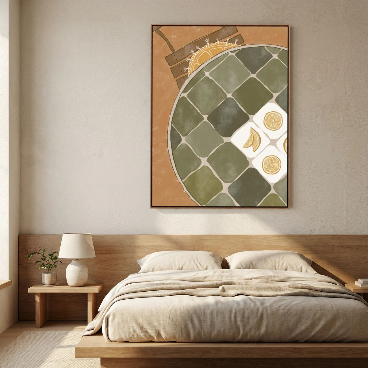 Lemon Tabletop Canvas