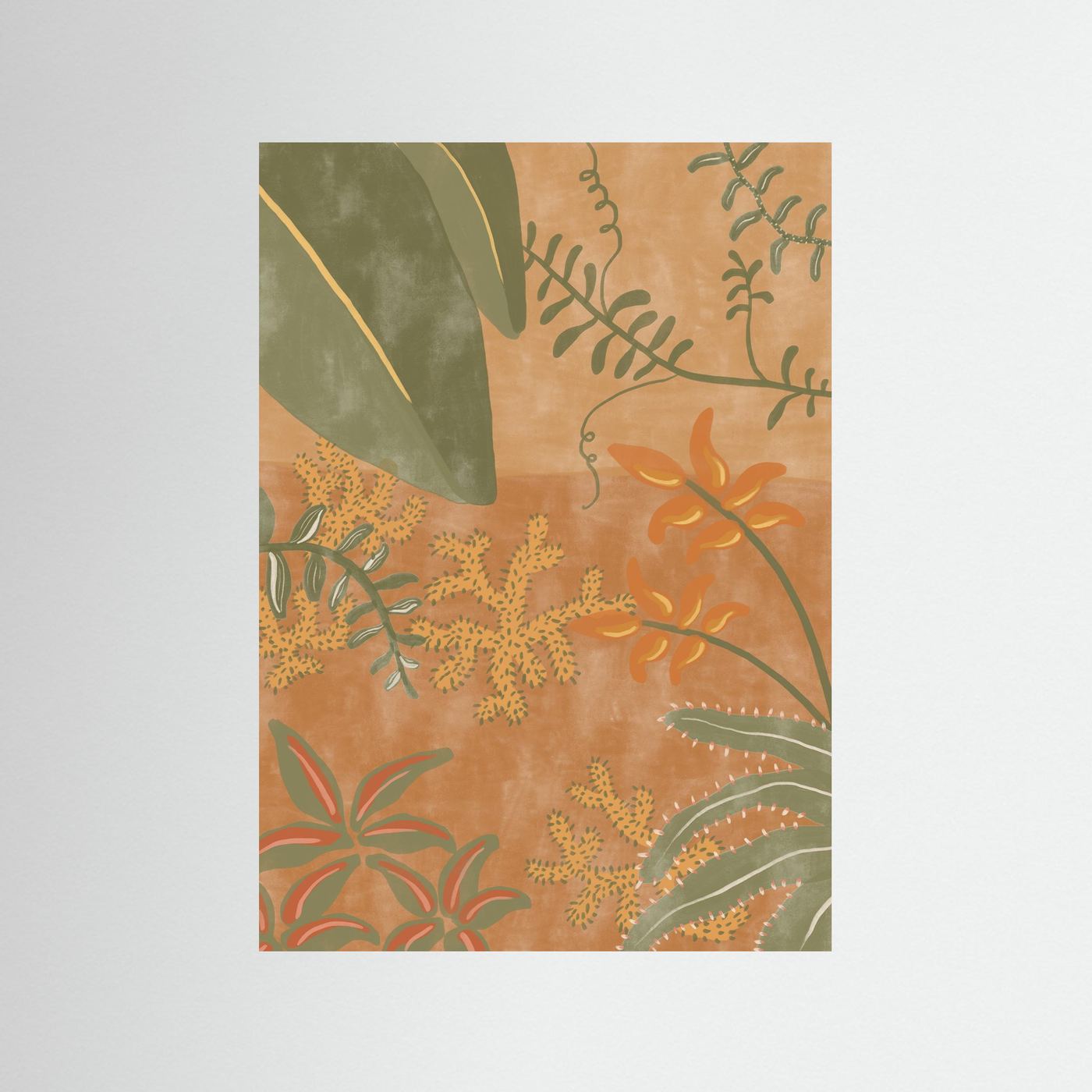 Tropical Landscape Poster 