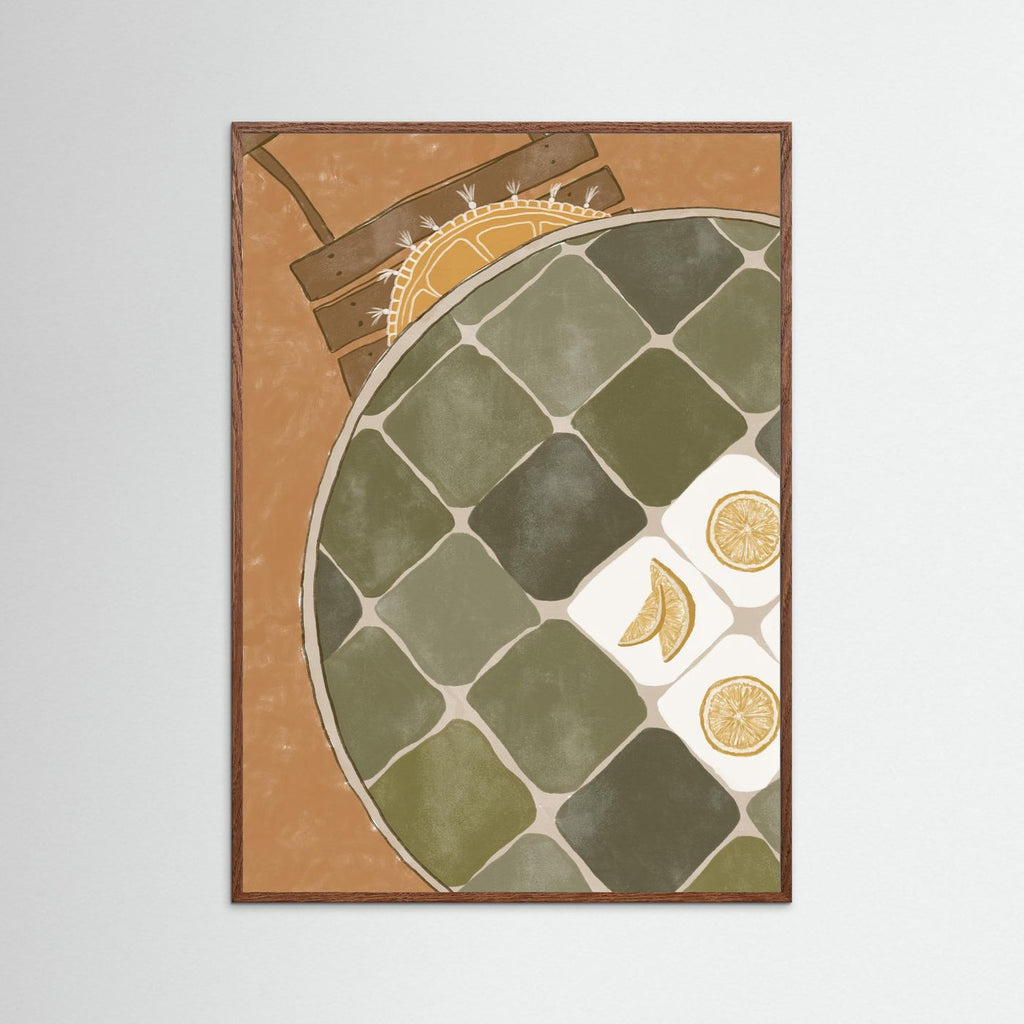 Lemon Tabletop Poster