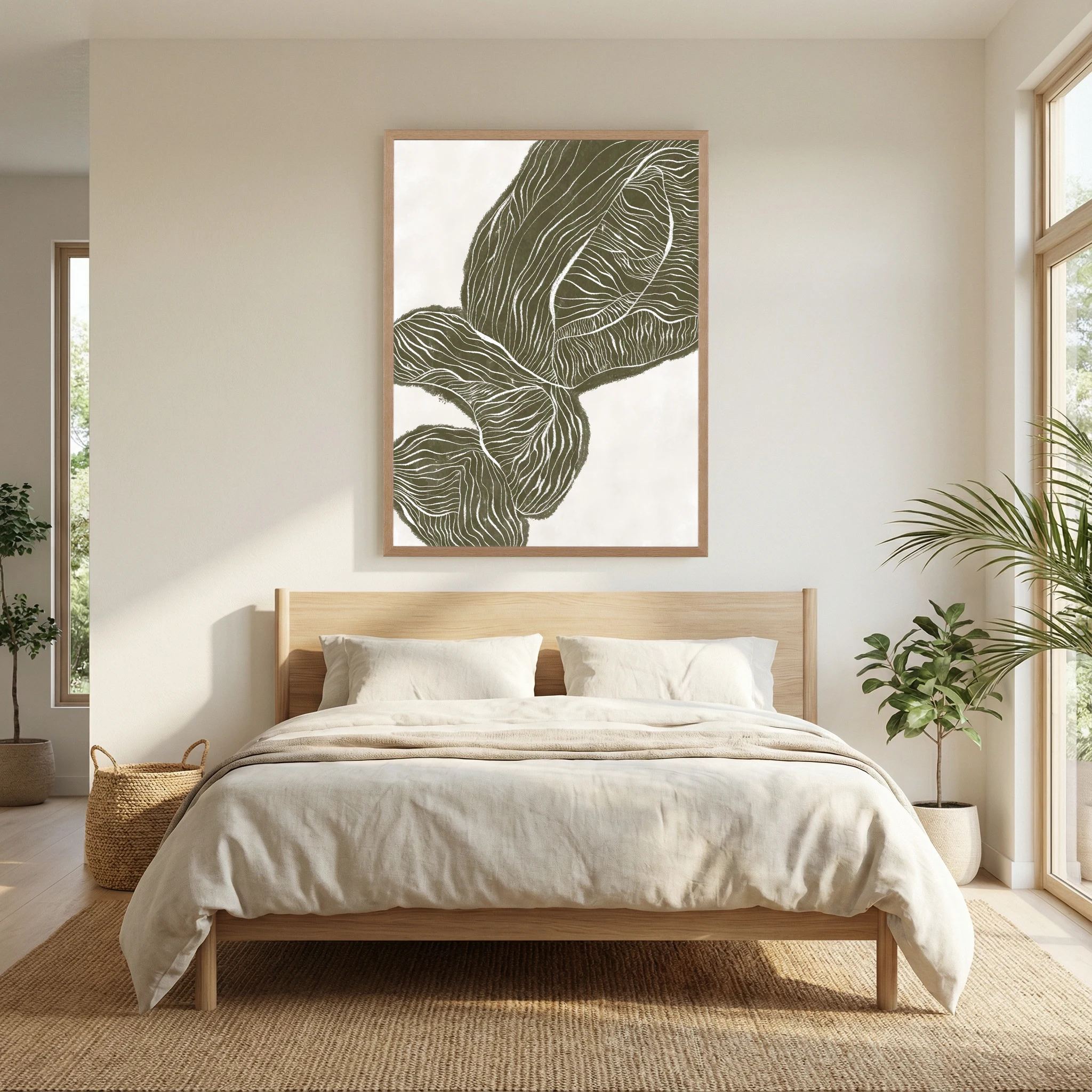 Abstract Olive Poster